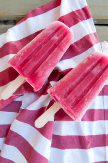 raspberry popsicles
